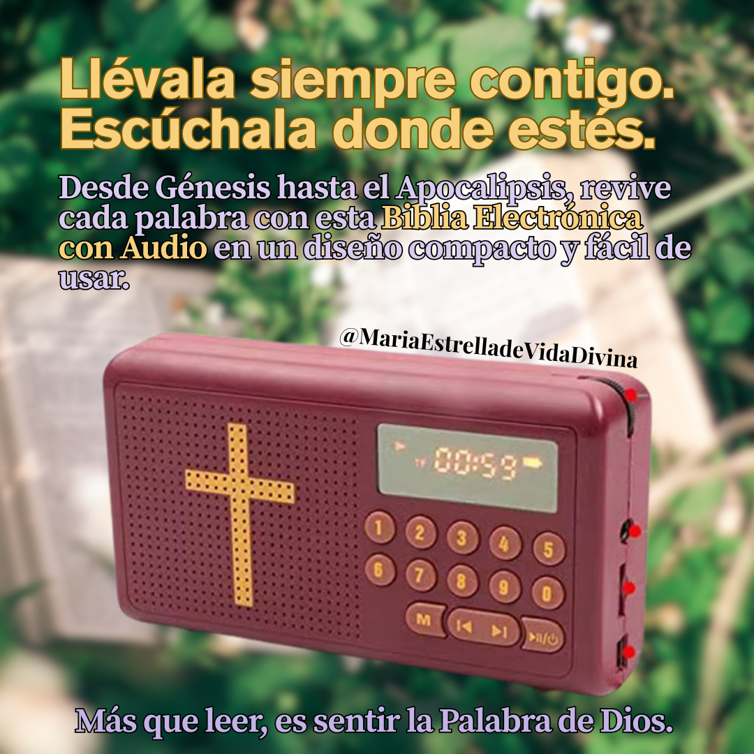 Biblia Electrónica con Voz — Palabra de Dios que te acompaña cada día