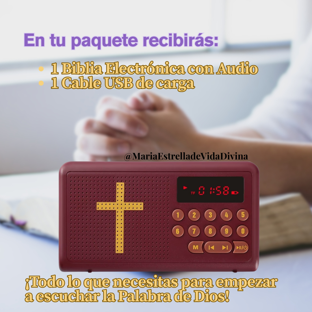 Biblia Electrónica con Voz — Palabra de Dios que te acompaña cada día