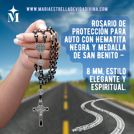 🚗 Rosario de Protección para tu Auto – San Benito guía tu camino